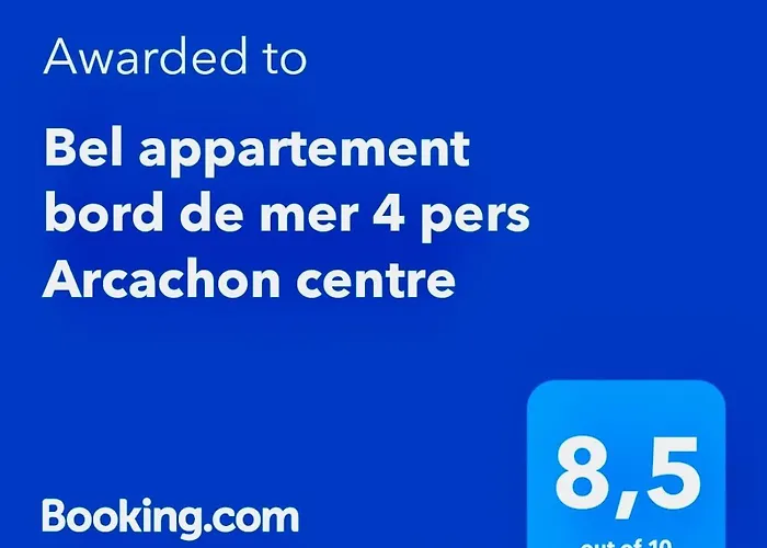Bel appartement bord de mer 4 pers Arcachon centre