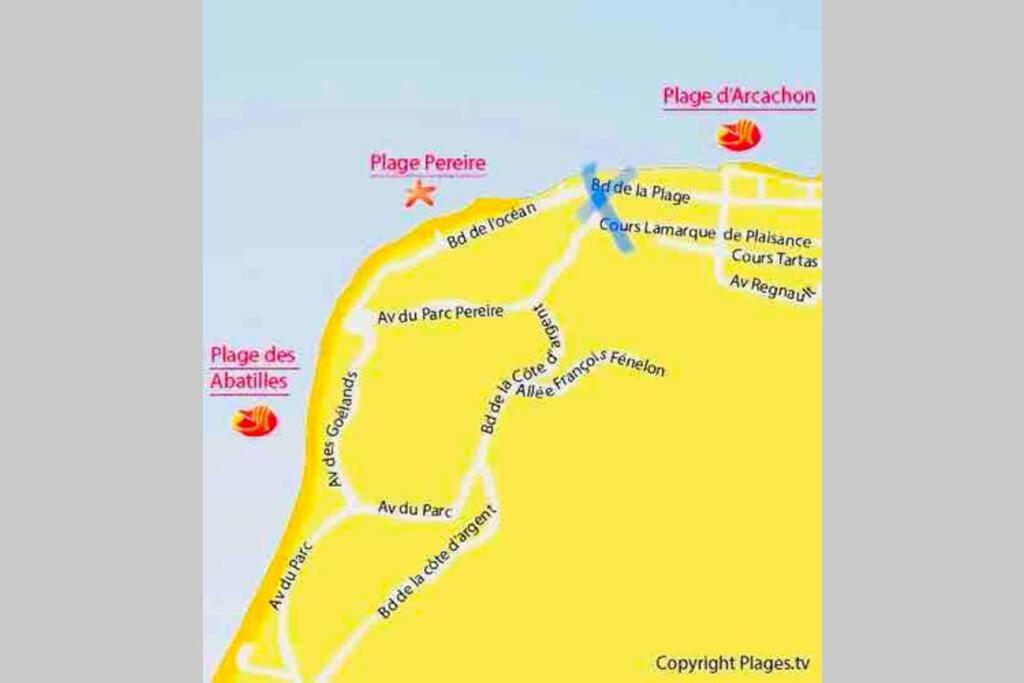 Bel Bord De 4 Pers Centre Apartment Arcachon